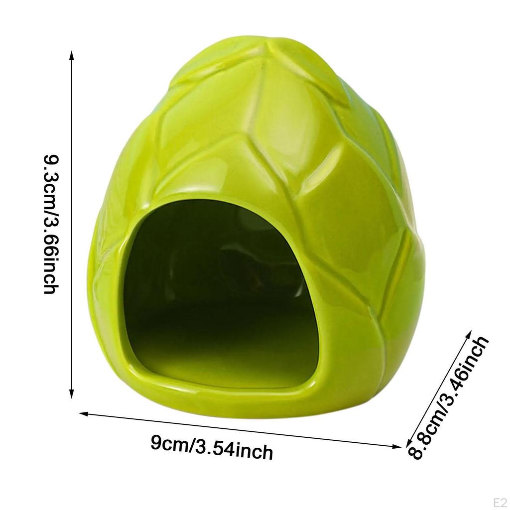 Ceramic Hamster House Bed Small Sleep Animal for Chinchillas Gerbils Rats