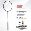 Thunder 80 Professional Adult Badminton Racket - Ultra-light Carbon Fiber 5U Racket