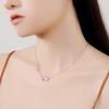 S925 Sterling Silver Little Cat Necklace with White Mother-of-Pearl Pendant - Versatile, Niche Design, Clavicle Chain for Women