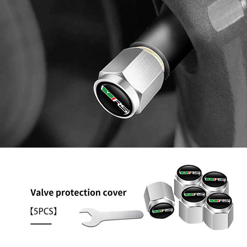 Car Wheel Tyre Rim Stem Cover Tire Valve Cap Airdust Waterproof For Skoda Superb Derivative Karoq Kamiq MK3 Fabia Rapid Favorit