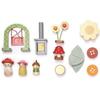 Tender Leaf Toys Dollhouse Portable Forest House With Furniture And Dolls