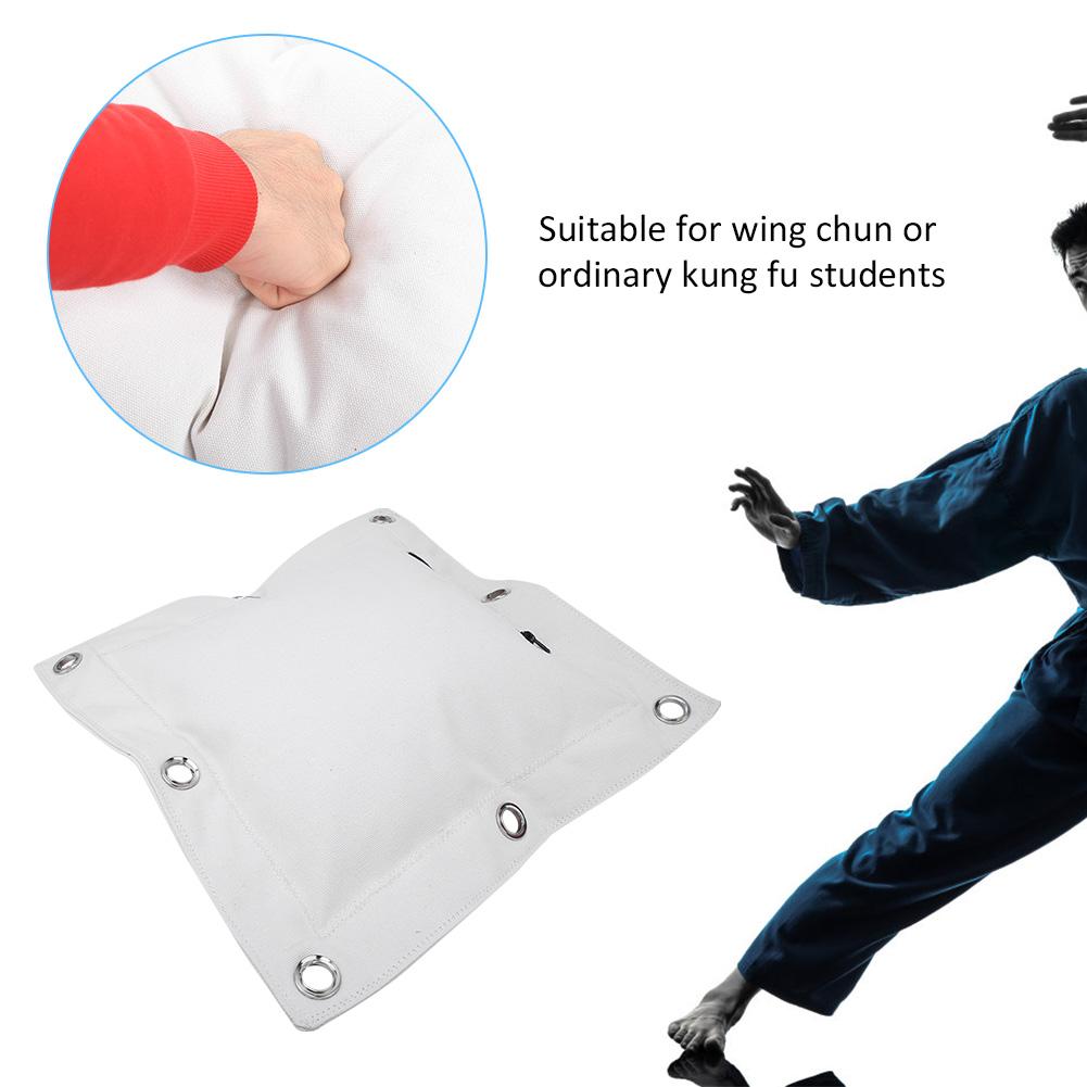 Wing Chun Wall Canvas Punch Empty Sand Bag Target with Zipper for Boxing Muay Thai Sanda