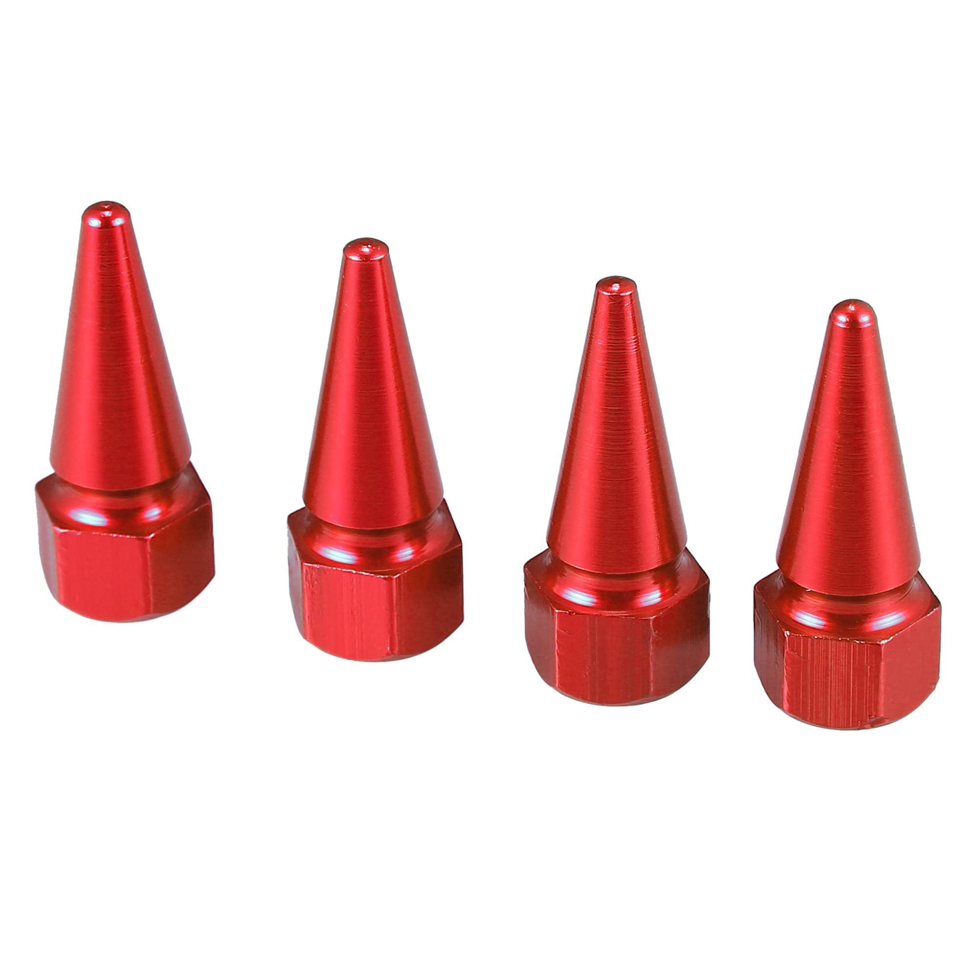 

Emsoulnioi Air Valve Cap Stem Extension Wheel Tire Extender Adapter Car Truck Chrome Plated 4PCS красный