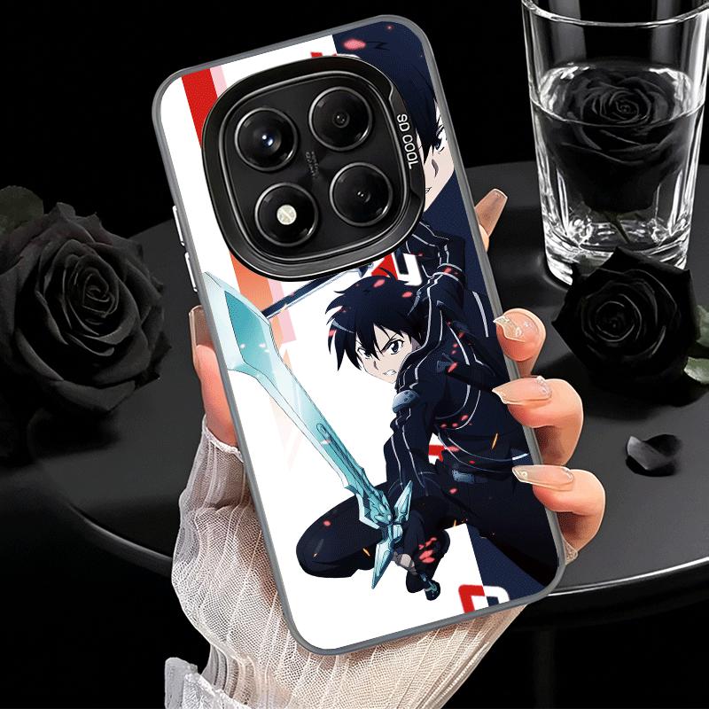 Anime Sword Art Online SAO Soft Phone Case for Xiaomi Redmi Note 13 14 15 Pro Plus 12S 12 11S 11 11T 10S 10 Shockproof Cover Bac