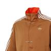 adidas Kurtka Originals Ctt Jk Styl Chiński Moda Paski Długi Rękaw Kurtki Dziecięce Brązowa JM9182