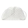 Bottega Veneta The Mini Pouch Shoulder Bag Chalk/Gold Women Shoulder_bags White 585852-VCPP1-9143