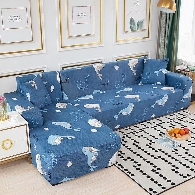 Sofa Cover Elastic All -Inclusive Anti -Cat Scratching Living Room Sofa Lounge Chair Universal Furniture Cover Non -Slip Dustproof