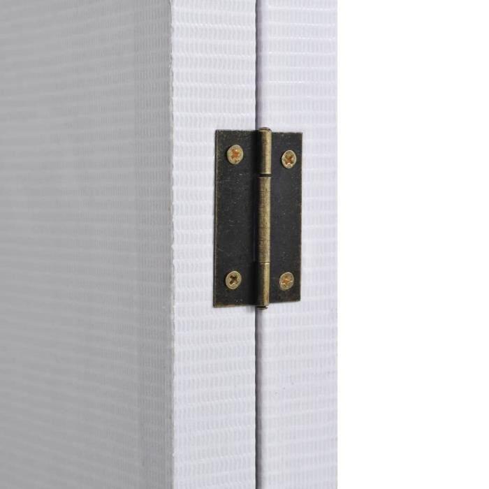 VidaXL Cloison de séparation pliable 228x170 cm New York Noir et blanc