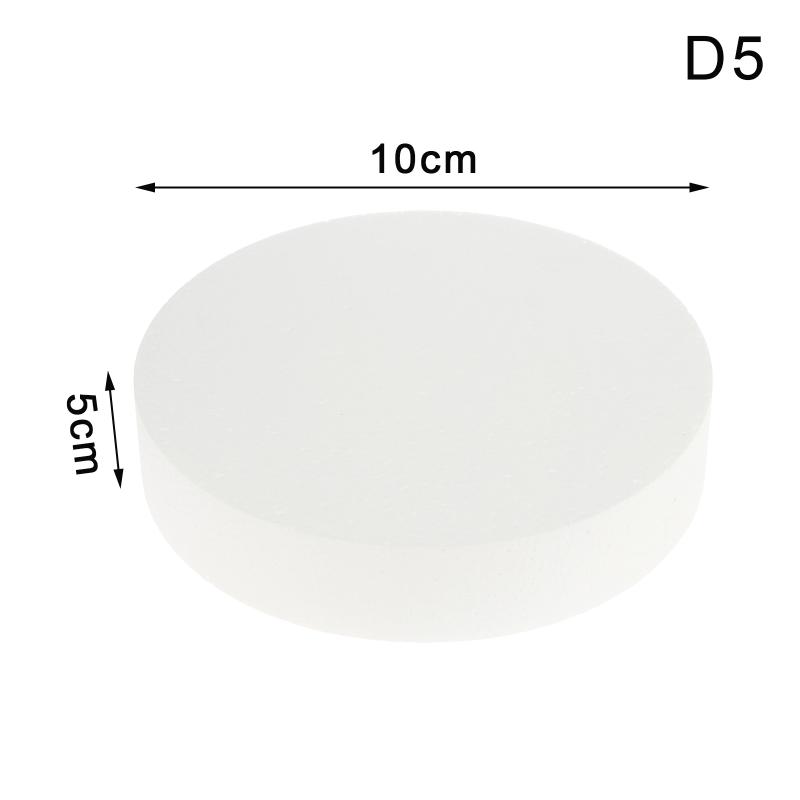 4/6/8/10 Inch Cake Foam Mould Ps Foam Flower Decor Cake Dummy Practice Sugarcraft Model Lightweight Diy Decorations