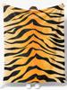 Fierce And Warm Tiger Stripes Flannel Blanket For Sofa Creative Tiger Skin Style Pattern Throw Blankets For Bed Perfect Gift