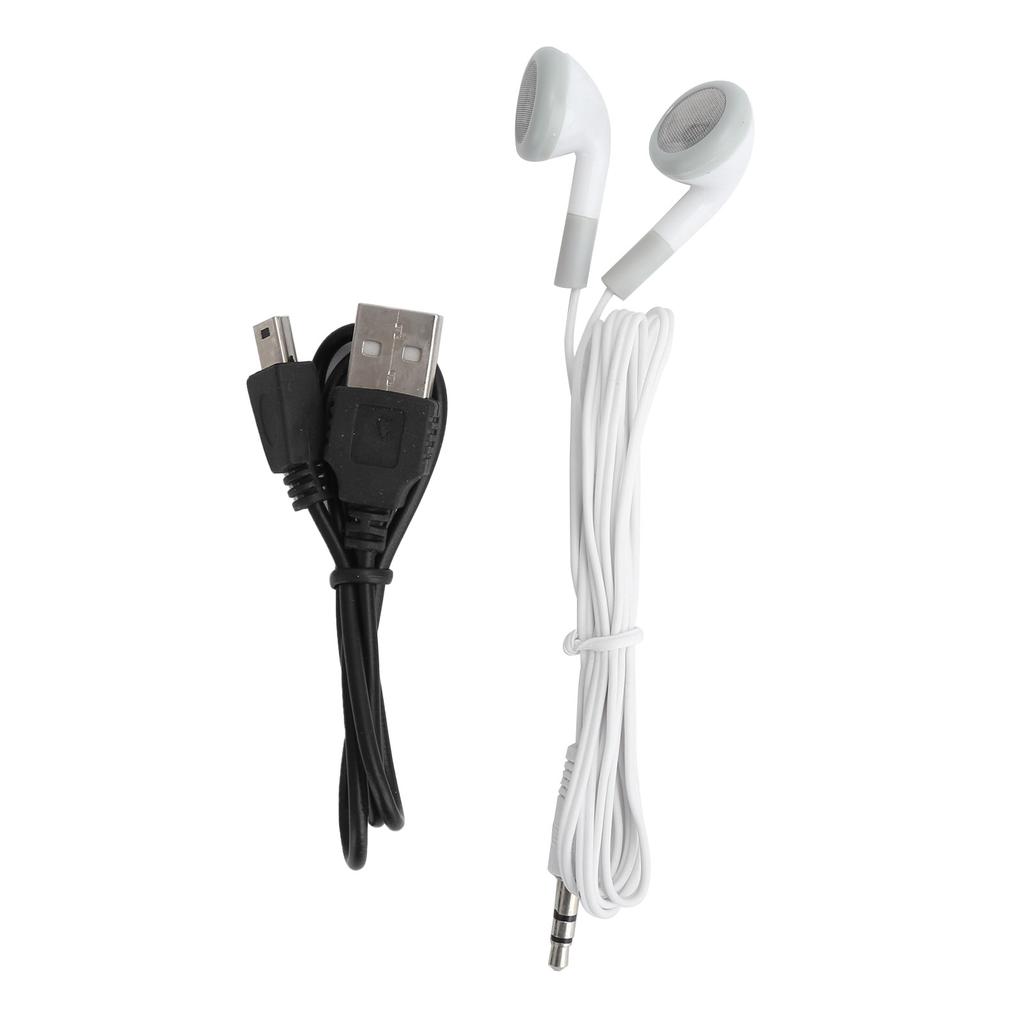 Портативний спортивний MP3 ліхтарик з LCD екраном та кліпсою для кріплення, медіаплеєр(Срібло )