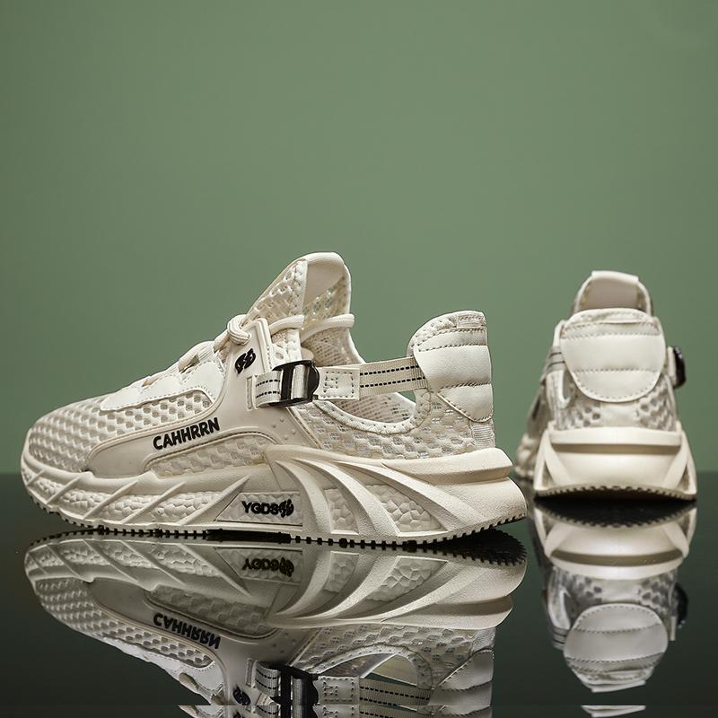 New Fashionable Men's Delicate Comfortable Flexible Breathable Anti Slip Wear-resistant Mesh Casual Sports Shoes Sneakers