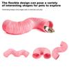 Durable Small Animal Play Tunnel Retractable Small Animal Foldable Play Tunnel  Mink