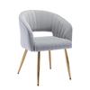 Home Office Swivel Velvet Desk Chair Modern Tufted Accent Armchair with Gold Base Ergonomic Computer Task Stool for Living Room