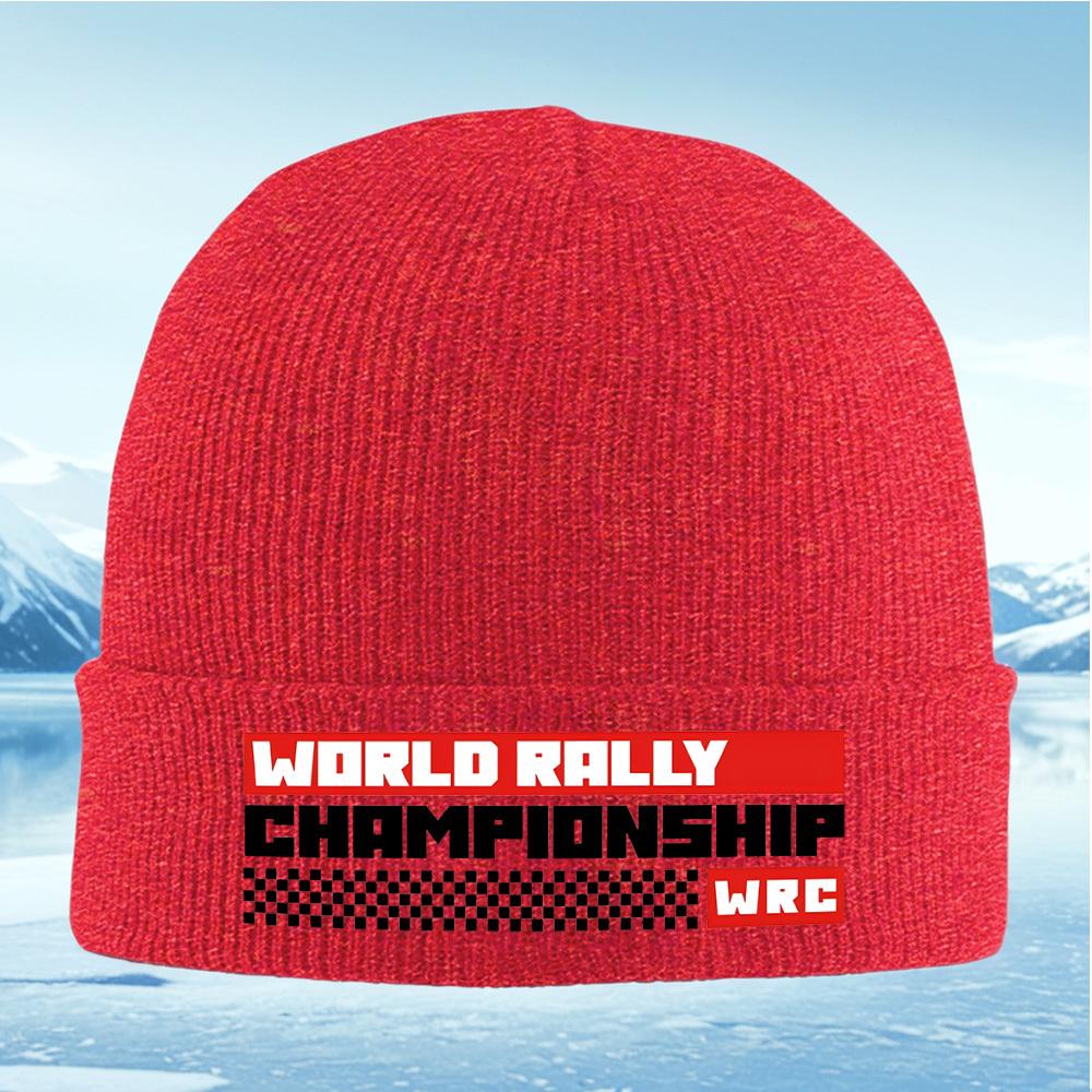 

Чемпионат мира по ралли WRC спортивный логотип Мужская Женская Унисекс Вязаная Шапка Бини Зимняя Теплая Рождественская Для улицы