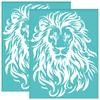 Self-Adhesive Silk Screen Printing Stencil for Painting On Wood DIY Decoration T-Shirt Fabric Lion 220x280mm