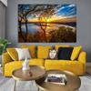 Natural Scenery Plakáty a obrazy na plátně Umělecké obrazy Olejomalby Západ slunce Krajina Obraz do obývacího pokoje Home Decor Bez rámu