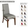 Housse de chaise élastique jacquard Tianzi anti-éclaboussures Housse de chaise d'hôtel et de loisirs Housse de chaise anti-poussière pour la maison
