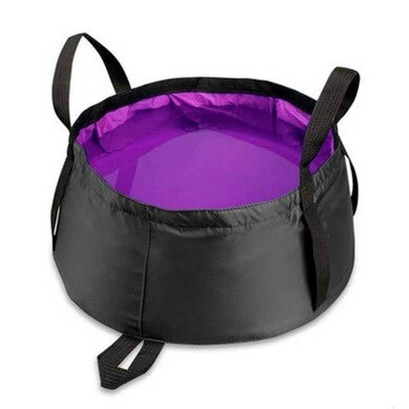 8.5L Ultra-light Portable Foldable Folding Washbasin Basin Outdoor Survival Travel Camping Equipment Hiking Accessories