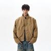 American Retro Bomber Stand-up Collar Bomber Jacket Men and Women Spring and Autumn Boxy Short Barn Style Tooling Jacket