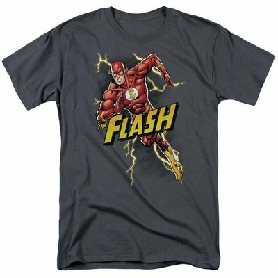 The Flash Bolt Run Comic Book Unisex Charcoal Unisex T-Shirt