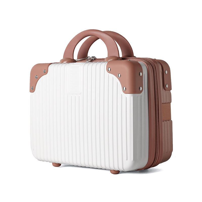 Ensemble de petits bagages de voyage pour femme: Mini 16 pouces, boîte à cosmétiques 14 pouces, sac de rangement 18 pouces