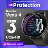 3D Protection Film for Garmin Venu 4 45mm 41mm Screen Protector, Full Coverage Anti-scratch for Venu4 Accessories (Not Glass)