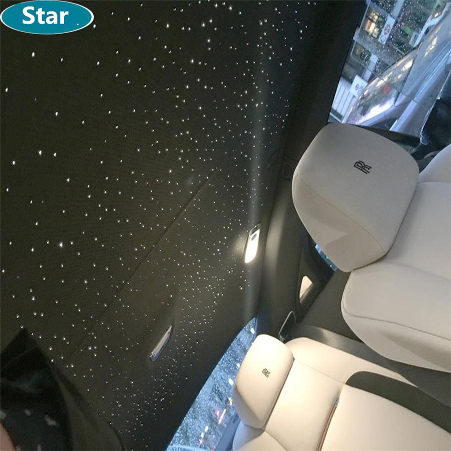 Dual Head Fiber Optic Lights Smartphone Bluetooth APP Control 20W Music Remote Control 300pcs Cable Car Roof Starry Sky Ceiling Light