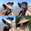 Stylish And Trendy Wide Brim Sun Hat For Women With Uv Protection For Summer 2024