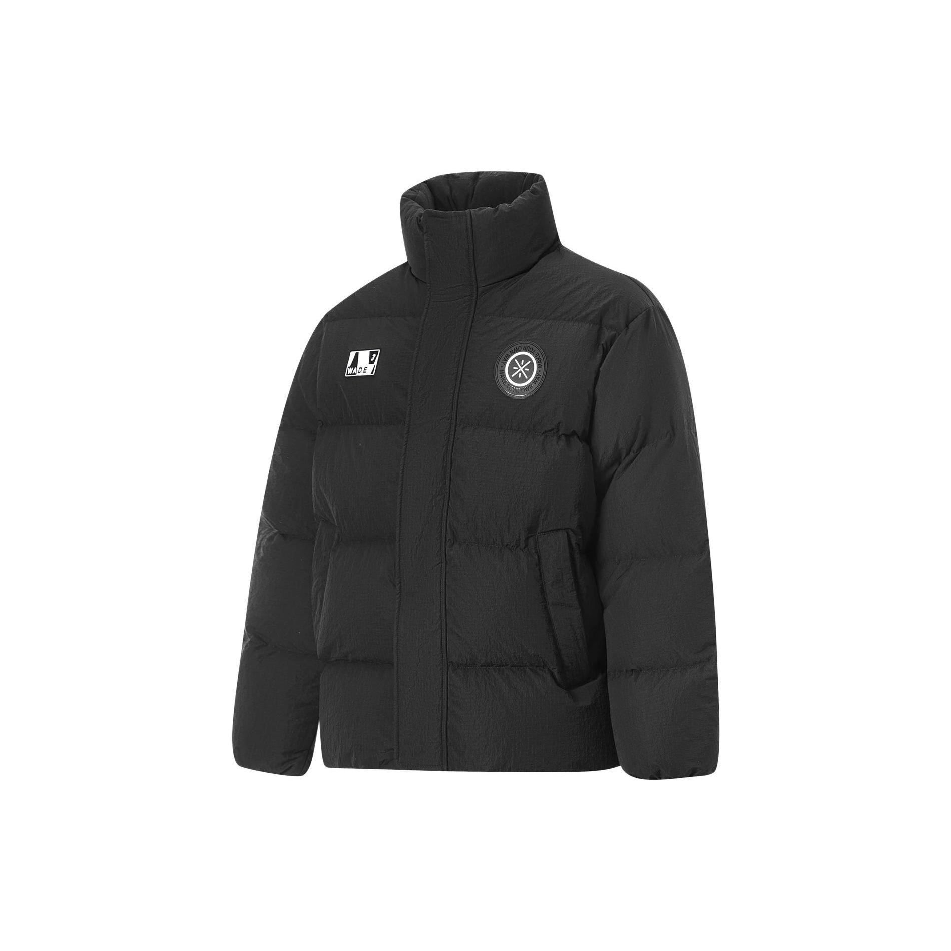 Li-Ning Way Of Wade Graphic Short Down Jacket Black Men s AYMT153-1 L