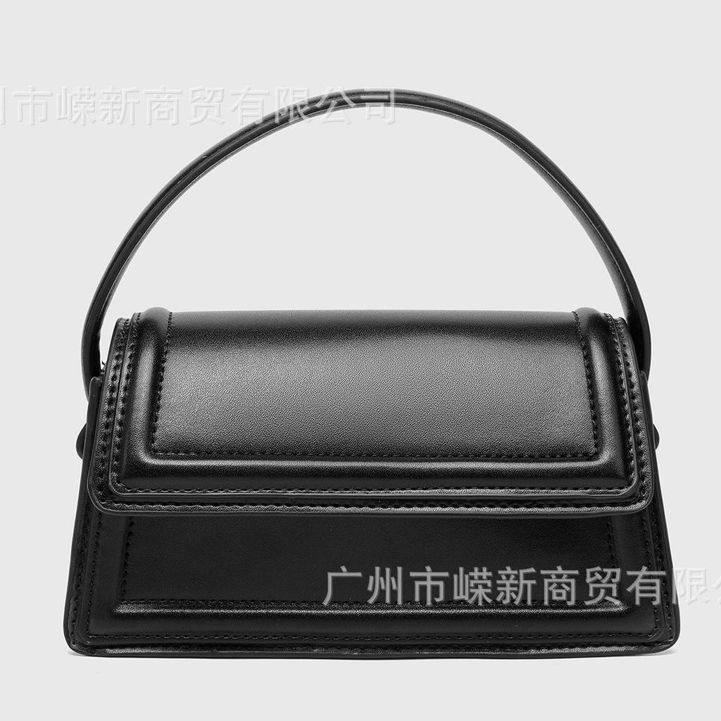 Zr Women'S Bag Solid Color City Messenger Bag Fashionable Versatile Shoulder Handbag Flip Small Square Bag
