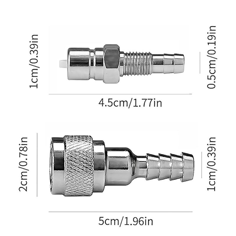 Outboard Engine Fuel Hose Connectors 3B2-70250-1 3B2-70260-1 Male Female Marine Engine Fuel Line Connector for Vehicle
