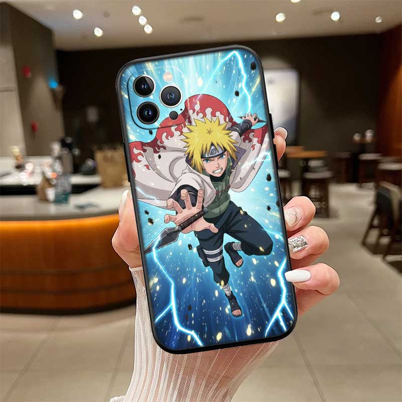 UP39 Naruto Minato Namikaze New High-End Shell Phone Case for iPhone 16 15 14 13 12 Pro Max Plus Mini
