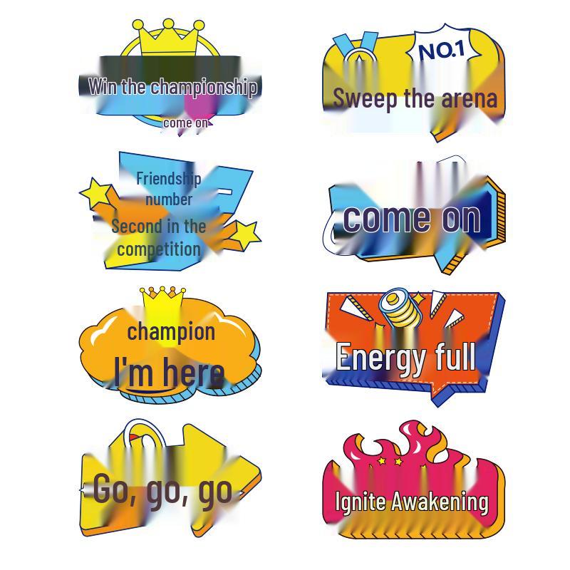 School Sports Day Cheer Sticks & Signs: Inflatable Props for an Energetic Atmosphere