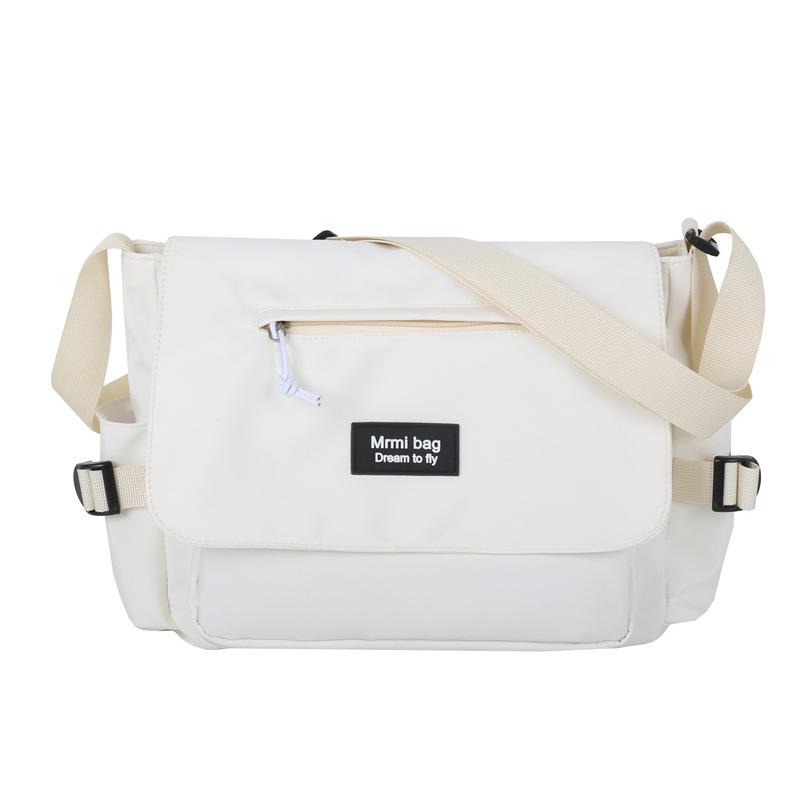 One Shoulder Crossbody Bag for Class Casual Backpack Japanese Bag Female Harajuku Retro Postal Bag School Bag