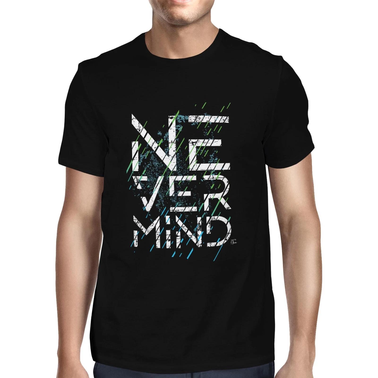 1Tee Mens Never mind Slogan T-Shirt XXXXL