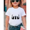 European Sizes Girls Cotton Short Sleeve T-Shirt - Soft & Comfortable Everyday Top, Perfect for Home, Outdoor, and Sports Activities