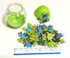 Dinosaur Capsule Case Jigsaw Puzzle, 60 Pieces (Green)
