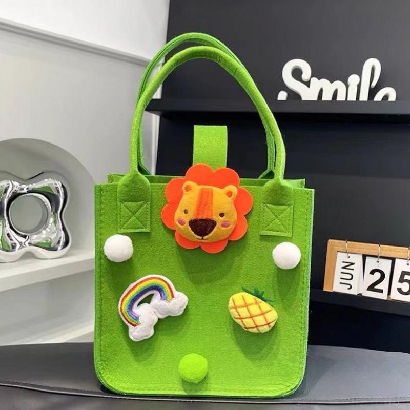 Cute Cartoon Handbag: Perfect Gift & Convenient Shopping Tote for Moms