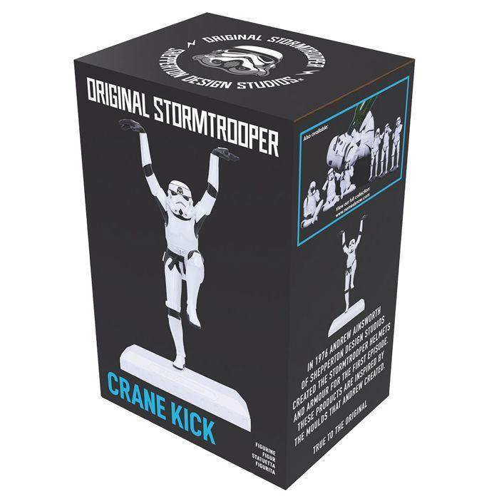 Figurine - nemesis now - crane kick stormtrooper - blanc - star wars - 15 ans et plus