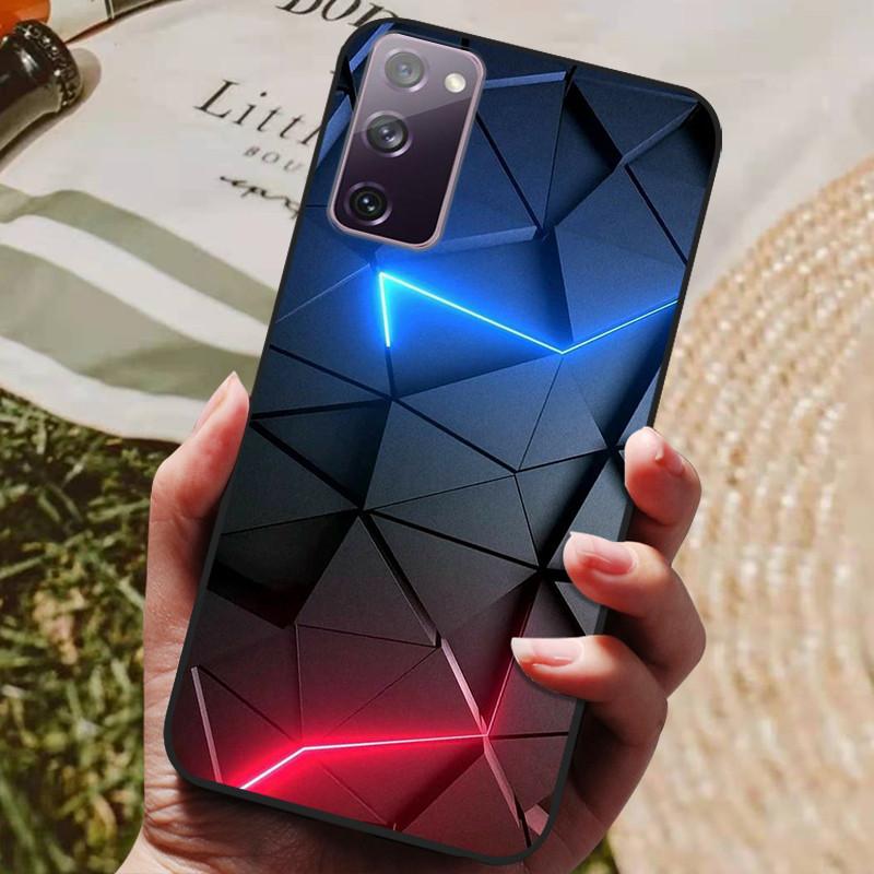 For Samsung Galaxy S20 FE S20FE Case Fashion Silicone Cover For Samsung S20 Fan Edition S20 Lite S 20 FE Phone Case Black Bumper