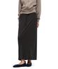 VERISH Cozy Fit Curved Seam Long Skirt