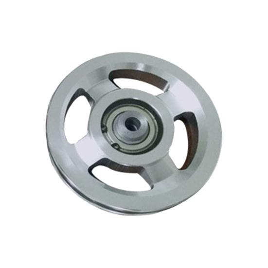 Pulley Wheel Smooth Surface Easy to Replace Replacement Aluminium Alloy Bearing Pulley Wheel