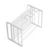 Sponge Storage Rack Matte White Compact Rust Prevention Sponge Drainer Rack Kitchen Drying Rack for