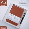 Premium A5 Notebook: Thick, Simple, Creative Business Diary with Customized Logo