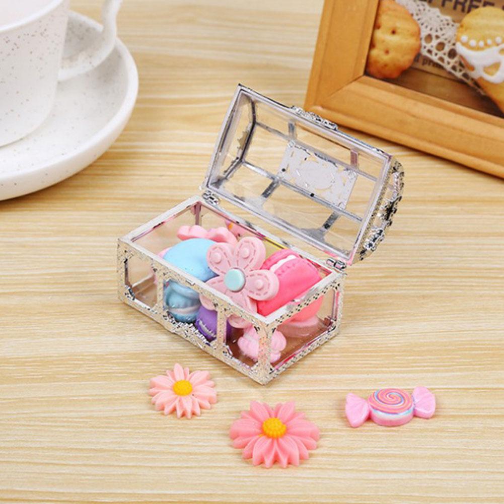12pcs Hollow   Box Chocolates Container Ornamnet Gift Jar Decoration for Wedding Party