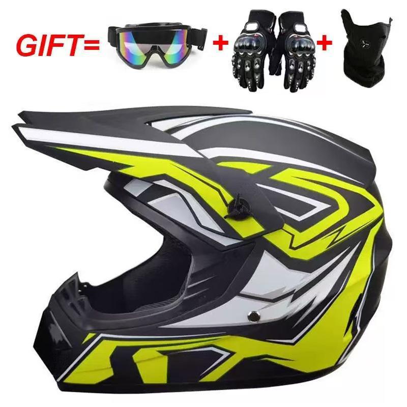 Safety Off-Road Motorcycle Helmet, Off-Road Motorcycle Bicycle, Downhill Protection Cap, Two-Wheeled Vehicle Off-Road Helmet