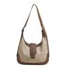 Retro Casual Armpit Bag 2025 Spring New Bag Women's Versatile Fashion Portable Shoulder Bag Commuter Messenger Bag