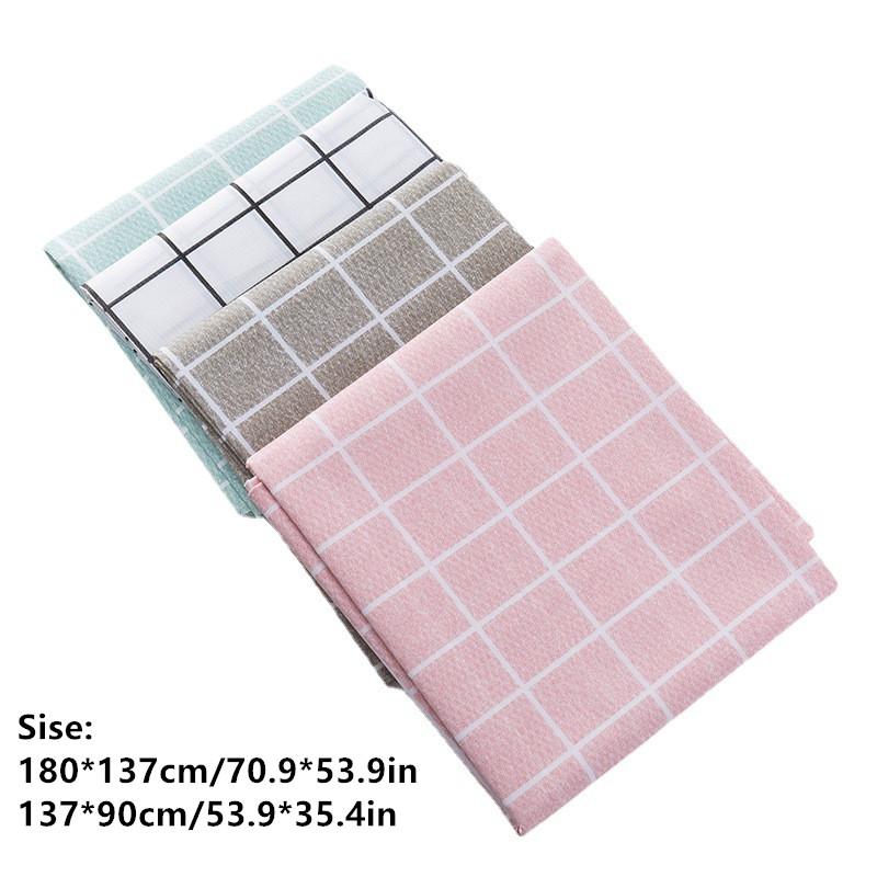 Table Cloth For Home Waterproof Plaid Stripe Dining Tablecloth Kitchen Decorative Rectangular Coffee Cuisine Party Table Cover
