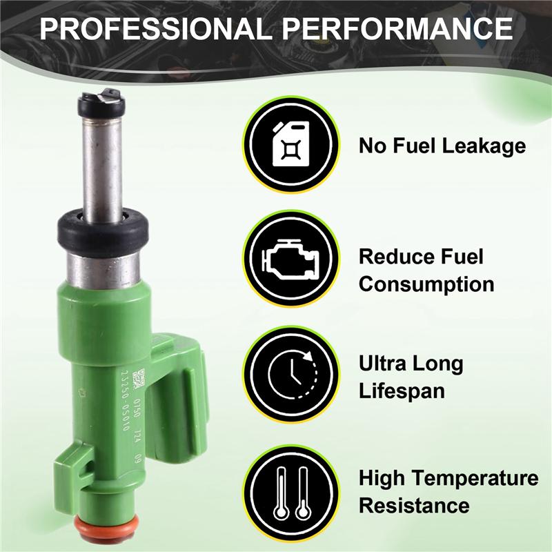 ABLZ-4Pcs Fuel Injector 23250-0S010 For TOYOTA 5.7L 3UR 2007 23209-09110 23250-0S010 23209-0S010 23209-39135
